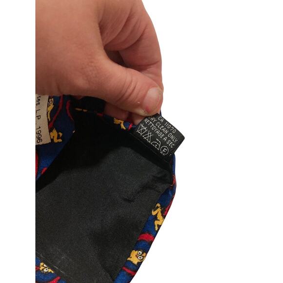 Dr Seuss Proo from Ka-Troo Cartoon Vintage Novelty Necktie 100% Silk Blue Red - Picture 7 of 8